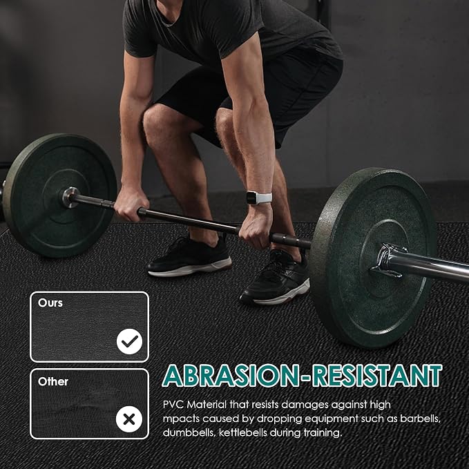 Large Exercise Mat, High-Density Gym Mats Cardio Mat - Image 5