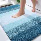 OLANLY Bathroom Rugs Mat 34x21, Extra Soft Absorbent Microfiber Bath Rugs by OLANLY