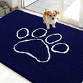OLANLY Dog Door Mat for Muddy Paws 48x30, Paw Print Design, Absorbs Moisture by OLANLY