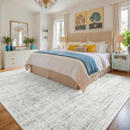 9x12 Area Rugs Washable Rug: Anti-Skid Abstract Modern Living Room Rug Soft - Image 3
