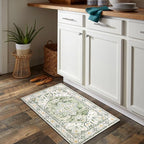 Yamaziot Washable Area Rug, 2x3 Small Entryway Rug Non-Slip Boho Vintage Rug - Image 6