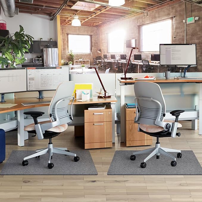 Placoot 2 Pack Desk Chair Mat for Hardwood Floor & Tile 55"" x35 Office Chair - Image 5