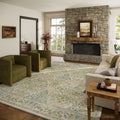 Washable Area Rugs for Living Room: 9x12 Bedroom Rug Boho Vintage Stain by palohom