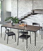 Lahome Abstract Washable Area Rug, 5x7 Rug - Image 5