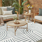DCX Abstract Machine Washable 9x12 Rug, Soft Low Pile Non Slip Carpet, Kid & - Image 4