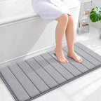 OLANLY Memory Foam Long Bathroom Rugs Runner 44x20, Super Soft Absorbent Bath by OLANLY