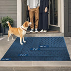 Mibao Front Door Mat Outdoor Entrance, Waterproof Dirt Trapper Doormat - Image 2