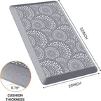 Mattitude 4/5 Inch Kitchen Mat, 20x36in Heavy Duty Ergonomic Comfort Foam - Image 2