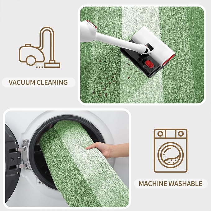 Kitinjoy Indoor Outdoor Door Mat, 30x17 Non-Slip Absorbent Dirt Trapper - Image 5