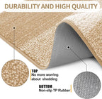 Kitinjoy Indoor Outdoor Door Mat, 30x17 Non-Slip Absorbent Dirt Trapper - Image 3