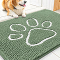 Smiry Dog Door Mat for Muddy Paws, Absorbent Dirt Trapper Non Slip Quick Dry by Smiry