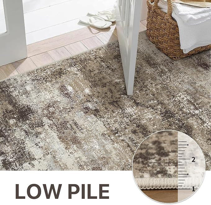 BEIMO Area Rugs 8x10 for Living Room Bedroom, Modern Abstract Machine Washable - Image 9