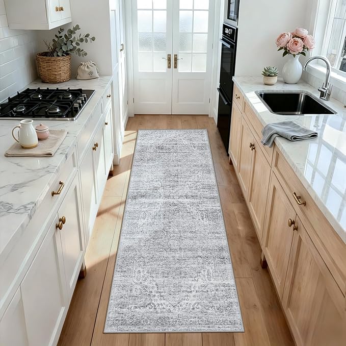 Washable Runner Rugs for Hallway 2x6 Rug Runners, Boho Vintage Kitchen Runner - Image 6