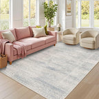 Latte&Fog 5x7 Washable Area Rugs - Image 3