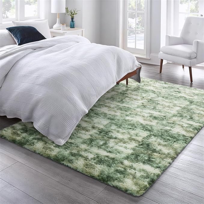 Ophanie 6x9 Green and White Area Rugs - Image 5