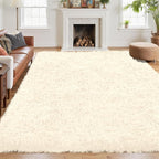 5x7 Area Rug for Living Room: Ultra Soft Fluffy Rug Modern Large Thicked Shag by Oriannal
