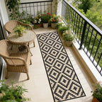 SAND MINE Reversible Mats, Plastic Straw Rug, Modern Area Rug, Large Floor Mat - Image 5