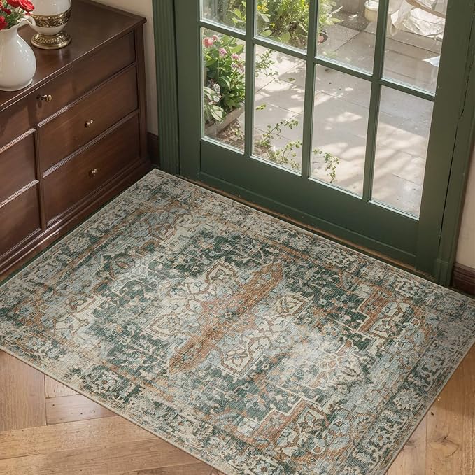 Rugxara Entryway Rug Door Mat, Washable Samll 2x3 Rug, Non Slip Area Rugs - Image 2