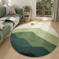 Sunrise Circle Area Rug 5ft, Large Round Rugs by Sungea