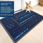 OLANLY Welcome Door Mat Indoor Outdoor Entrance, Heavy Duty Sturdy Front Door - Image 2