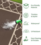 GENIMO 5' x 8' Outdoor Rug Waterproof - Image 9