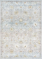 Lahome Flavie Boho Light Blue Area Rug 5x7 - Image 8
