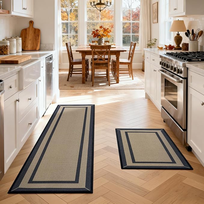 Kitchen Mat Non Slip, Washable Kitchen Rugs, Absorbent Kitchen Mats - Image 9