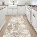 Runner Rug Kitchen Washable Rugs: 2x6 Non-Slip Abstract Soft Modern Stain by LOONGRUG