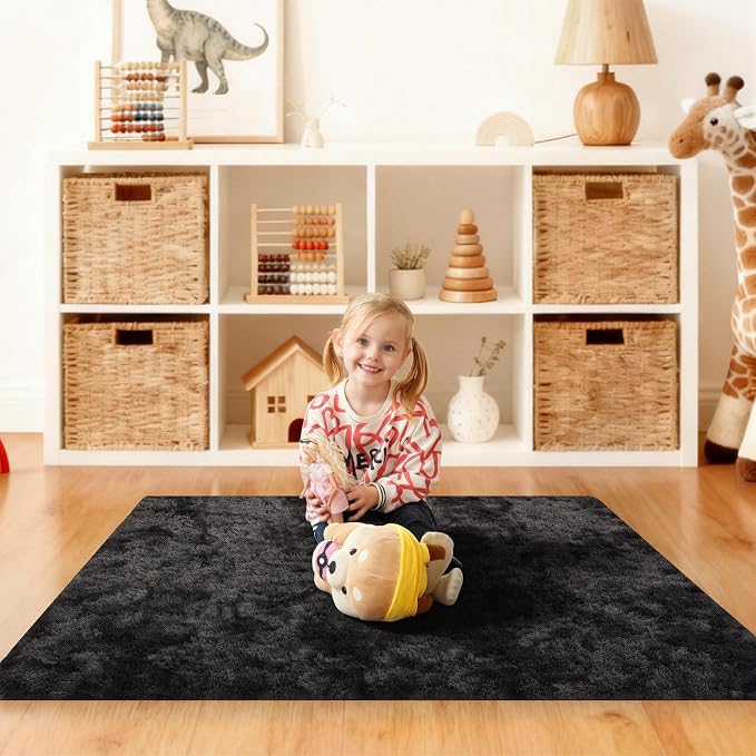 3x5 Rugs for Bedroom, Fluffy Area Rugs for Living Room, Small Fuzzy Shag Soft - Image 6