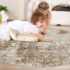 5ft Round Area Rug Living Room Rugs - Image 6