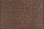 CAMILSON Easy Jute Rug 2x3, Indoor Outdoor Brown Color Fiber Area Rugs - Image 2