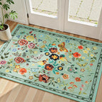 Rugflix 2x3 Small Area Rugs for Entryway, Washable Entrance Door Mat Non-Slip by RugflixAreaRugs