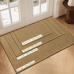 LEKEEPGO Door Mat 36"x59", Non Slip Door Mat Indoor Entrance, Rubber Backing - Image 2