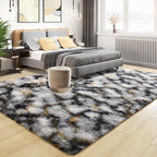 Tepook Soft Fluffy Rugs for Bedroom, 4x6 Area Rug for Living Room, Modern - Image 2