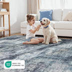 Lofus 6x9 Area Rug for Living Room, Neutral Modern Washable Carpet for Bedroom - Image 5