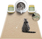 WePet Cat Litter Box Mat, Kitty Premium PVC Pad, Durable Trapping Rug, by WePet