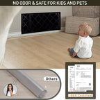 Clear Plastic Area Mat for Under Dining Table, Anti-Spill Hard Floor Protector - Image 3