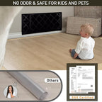 Clear Plastic Area Mat for Under High Chair, Anti-Spill Hard Floor Protector - Image 3
