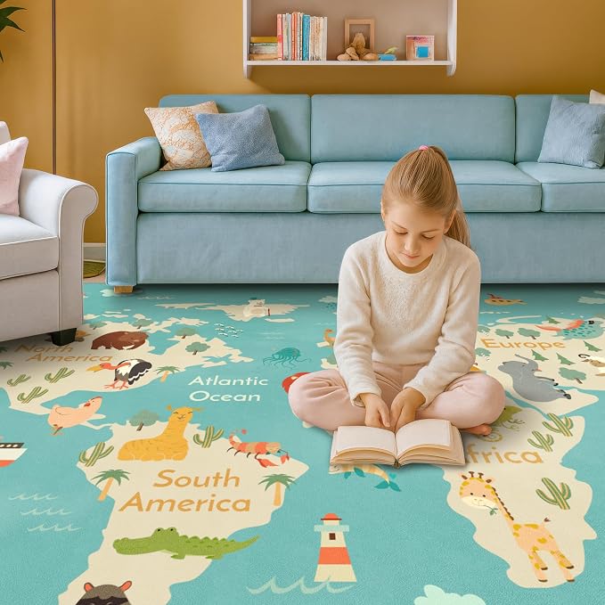 Large 8x10 Playroom Rugs - Image 3
