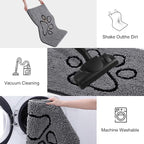 Smiry Dog Door Mat for Muddy Paws, Absorbent Dirt Trapper Non Slip Quick Dry - Image 6