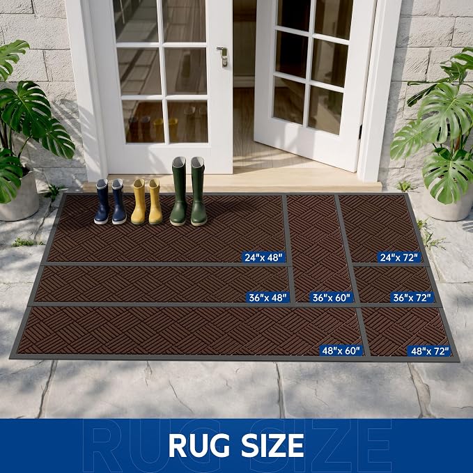 Durable Indoor Outdoor Door Mat, Non-Slip Backing, Stain and Fade Resistant - Image 6