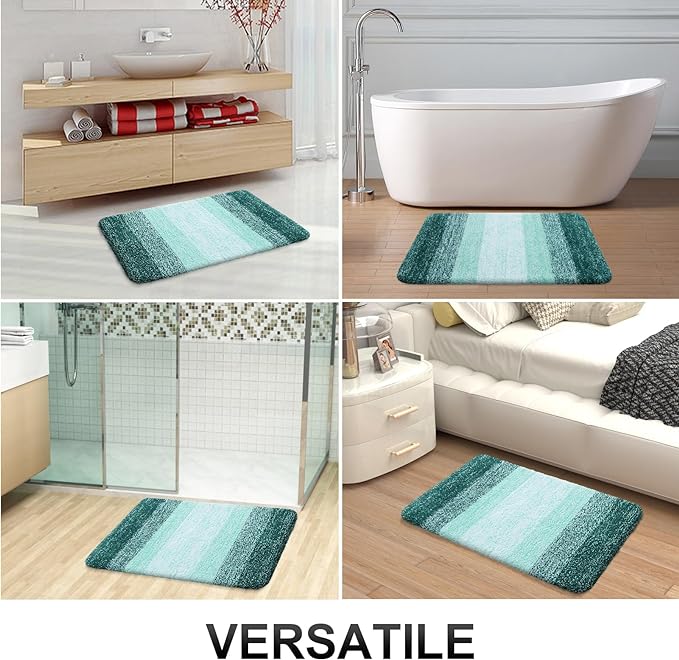 OLANLY Bathroom Rugs Mat 30x20, Extra Soft Absorbent Microfiber Bath Rugs - Image 7