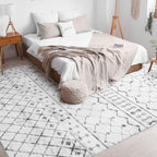 Lessymo Washable Area Rugs 6x9 for Bedroom Living Room Kitchen, Ultra-Soft Faux - Image 2
