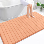 OLANLY Memory Foam Bath Mat 70x46, Super Soft Absorbent Bathroom Rugs, Quick Dry by OLANLY