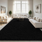 LOCHAS Ultra Soft Indoor Modern Area Rugs Fluffy Living Room Carpets by LOCHAS