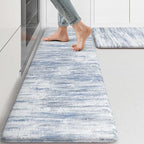 KIMODE Anti Fatigue Kitchen Mats 17"x47"+17"x29", Abstract Kitchen Rugs Sets of by StayinComfortCookwithJoy