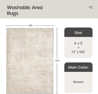Valenrug Washable Rugs 6x9 - Image 2