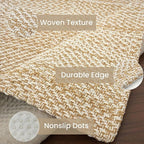 IOHOUZE Washable Runner Rug 2x12 Non Slip Rubber Backed Extra Long Hallway - Image 6