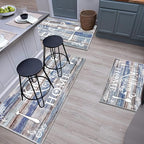 Vaukki Boho Kitchen Rug Sets 3 Pieces, Washable Kitchen Mats - Image 9
