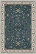 Hazo Haus Dark Green 4x6 Living Room Rug - Image 3